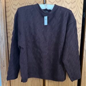 Banana Republic Rich Brown Crewneck Sweater